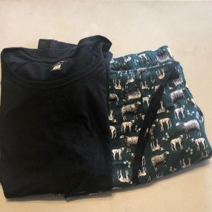 🌸HP 🌸  Blue Mountain sheep 🐑 lounge set pjs 1X